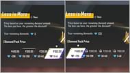 The price of the diamonds depends on the currency the players possess
